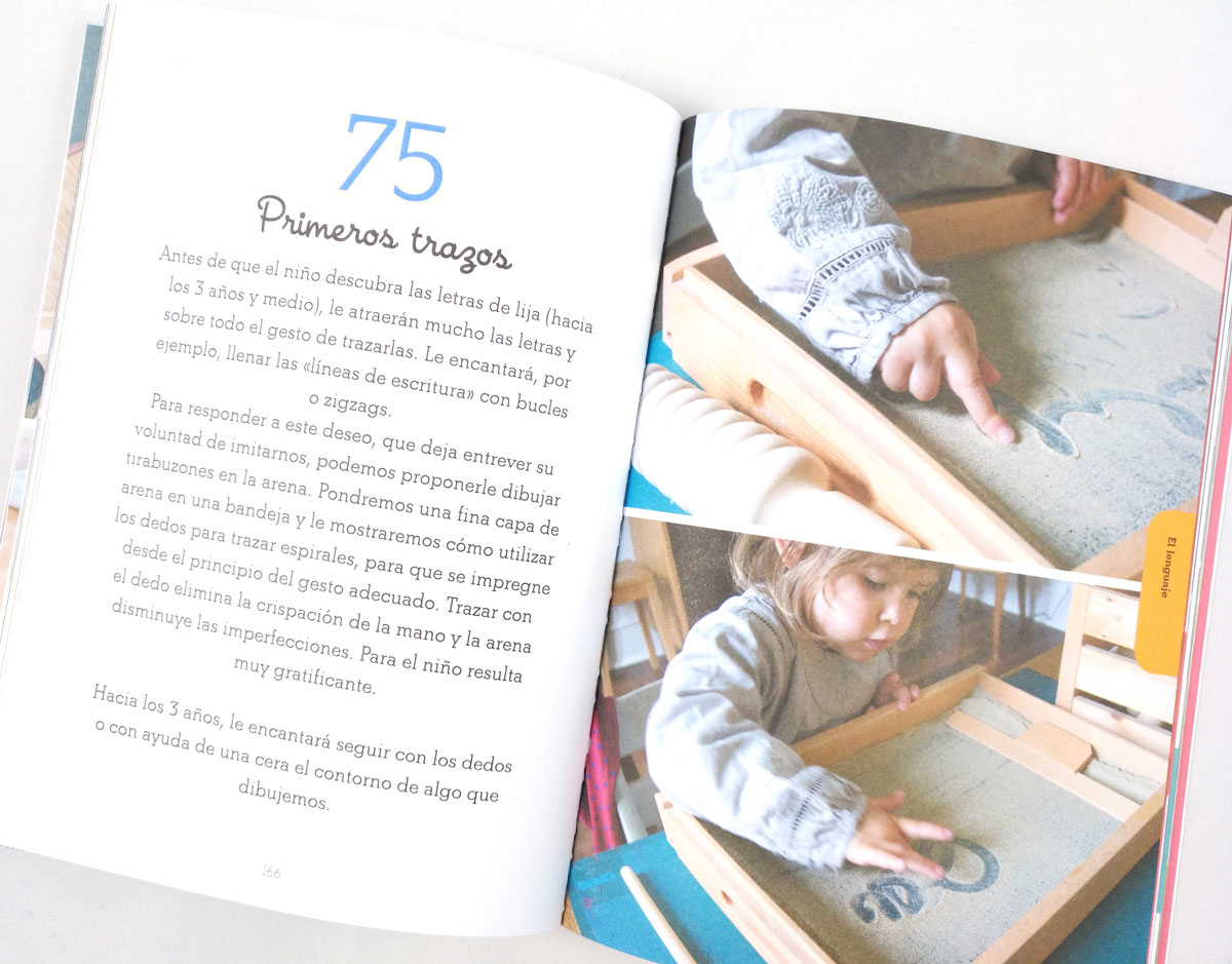 Materiales Montessori para bebés, niños, madres, padres y educadores