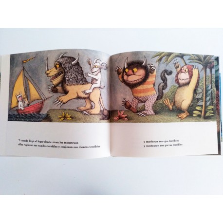 Cuentos infantiles: Donde viven los monstruos libro infantil en